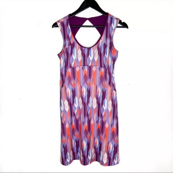 PrAna Grapevine Gemstone Calico Dress Size Small - Picture 1 of 4
